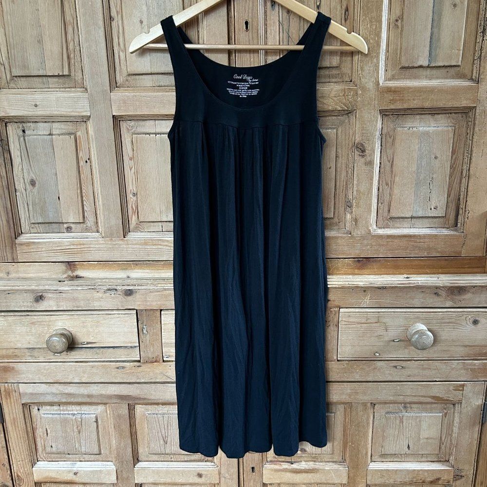 Cool‎ Days by Soma XS Black Sleep Dress Tank Top Bamboo Cooling Material